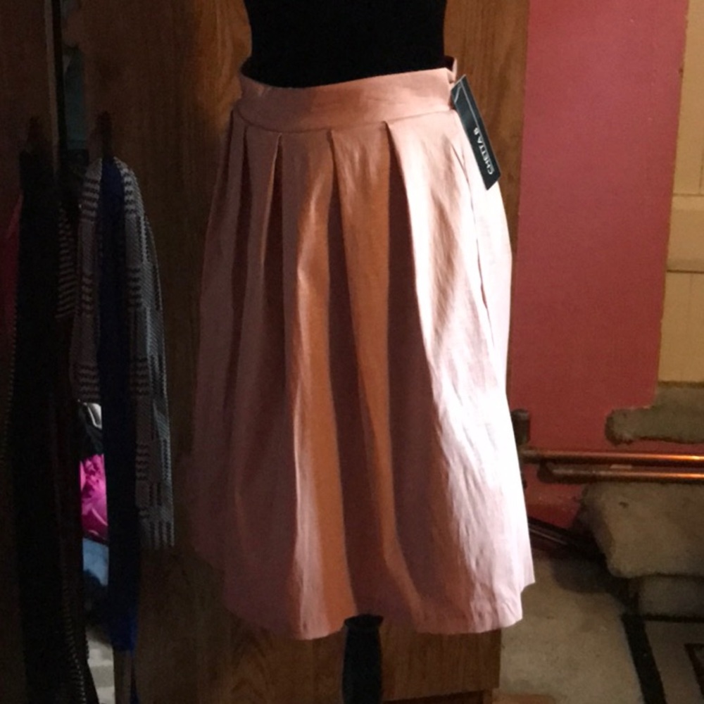 Blush skirt.